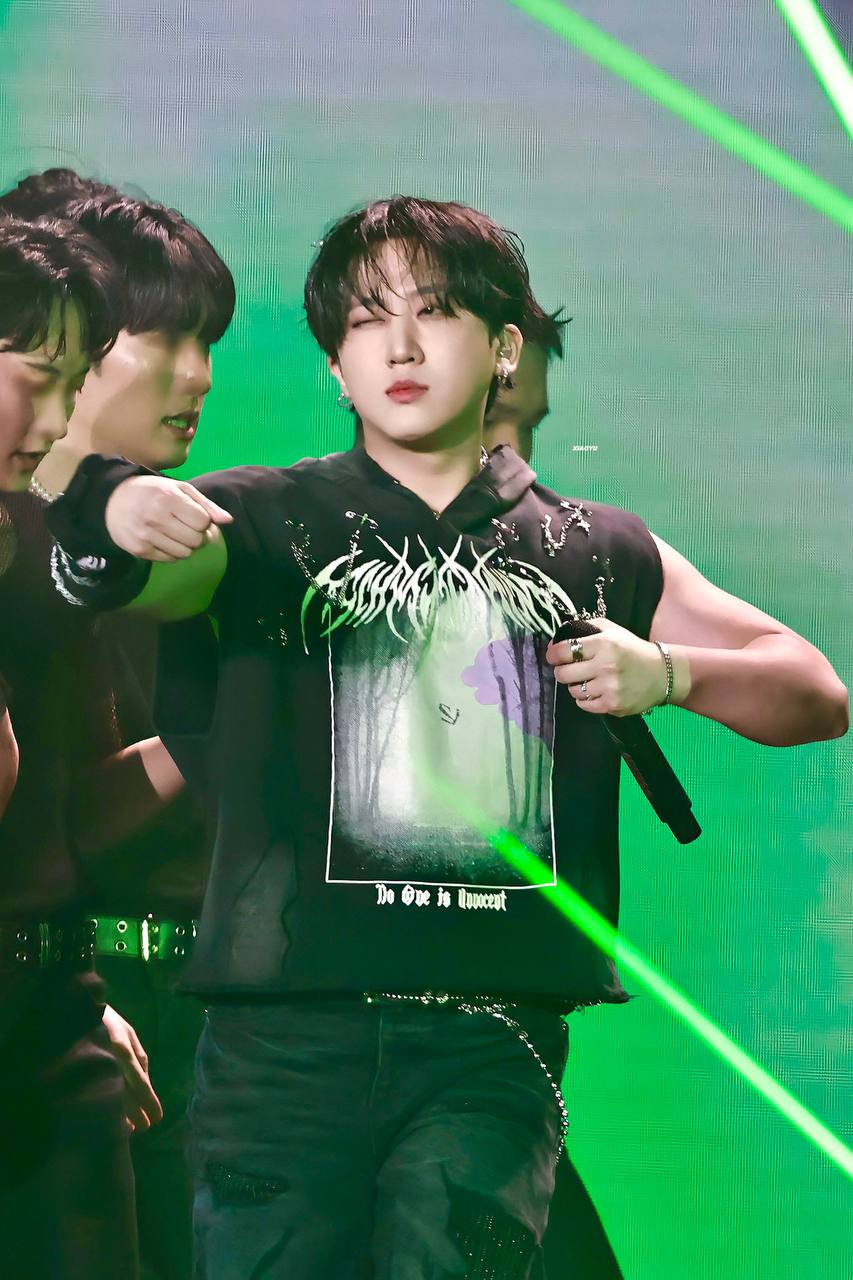 A moment captured by Changbin (Stray Kids)'s fan