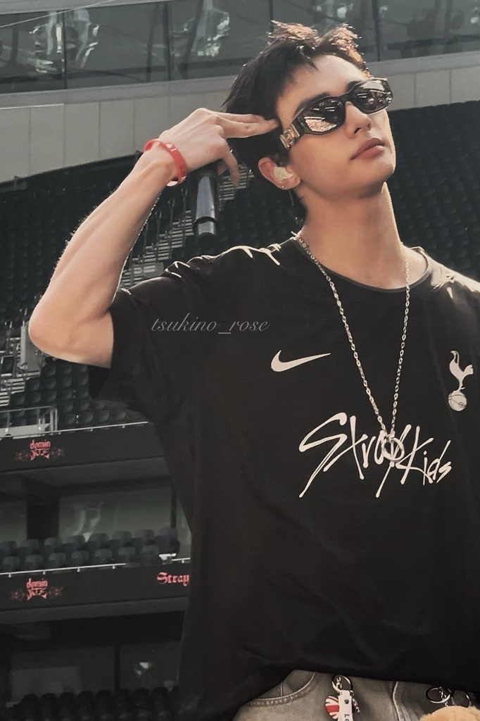 Behind-the-scenes cut of Hyunjin (Stray Kids)