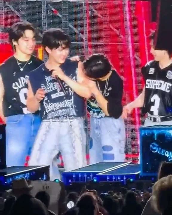 Recent activity shot of Changbin (Stray Kids)