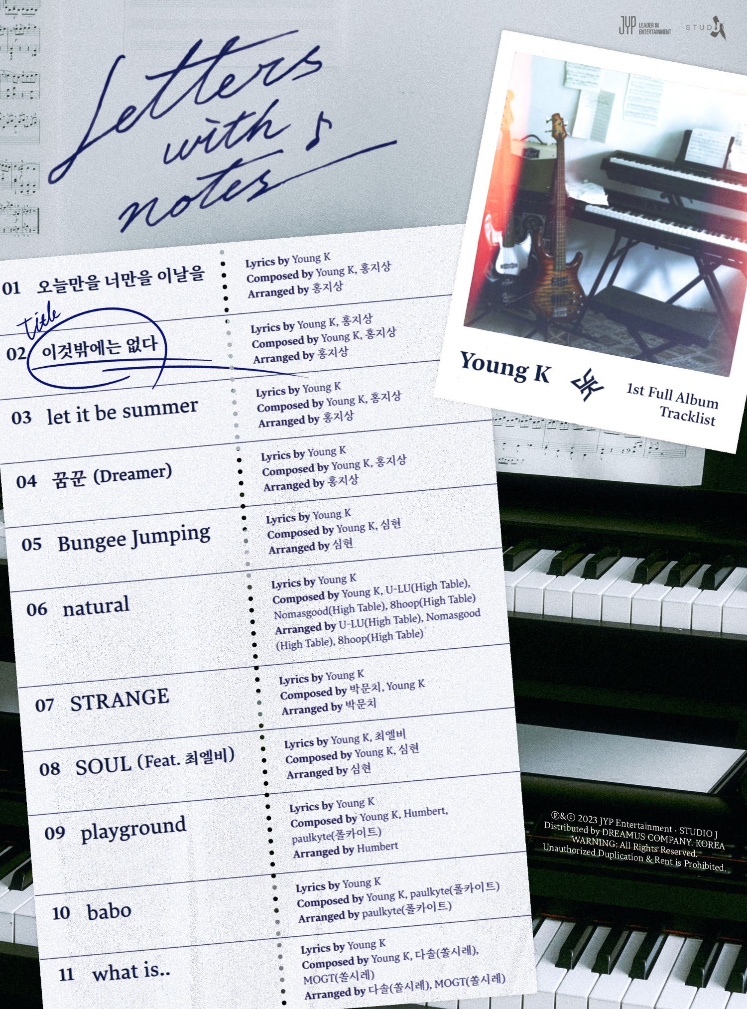 Behind-the-scenes cut of Young K (DAY6)
