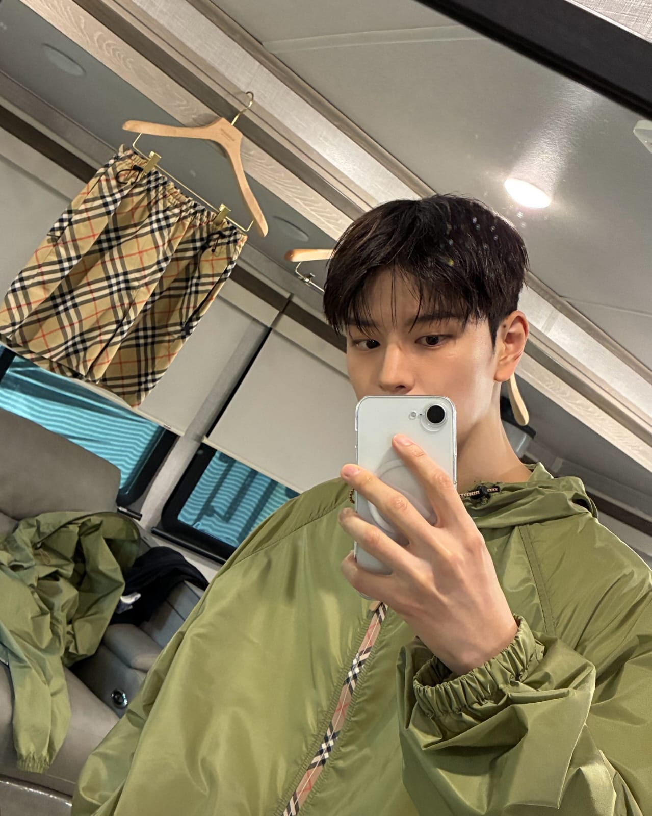 Recent activity shot of Seungmin (Stray Kids)