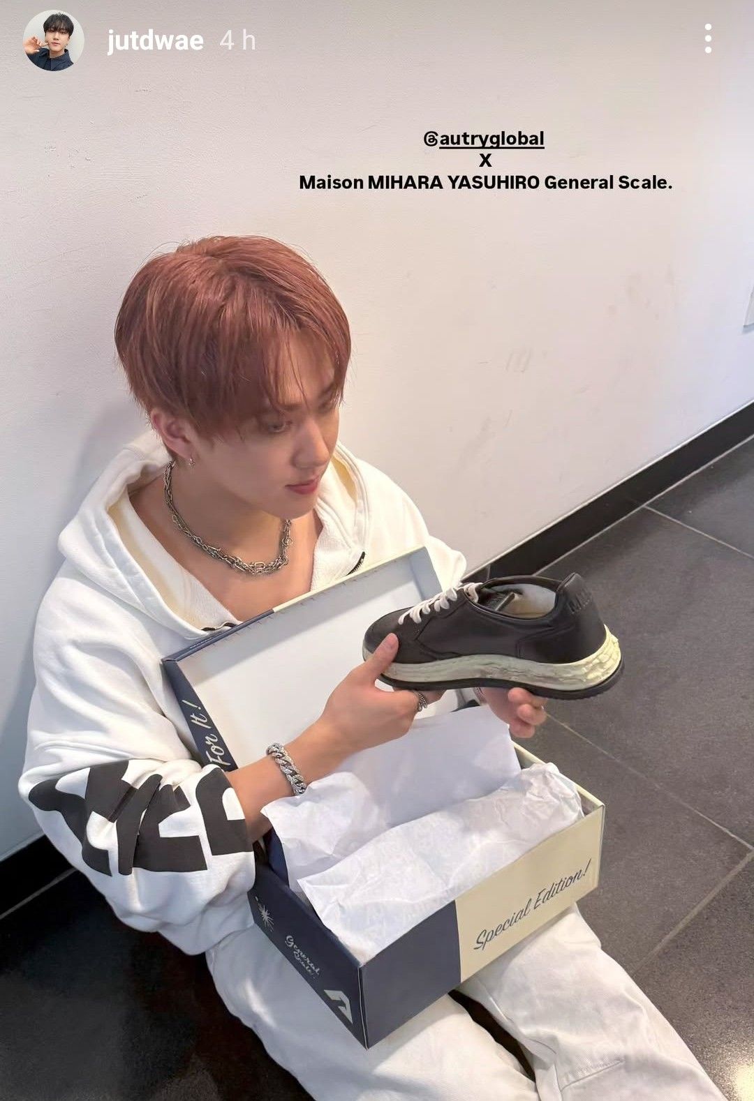 Recent activity shot of Changbin (Stray Kids)