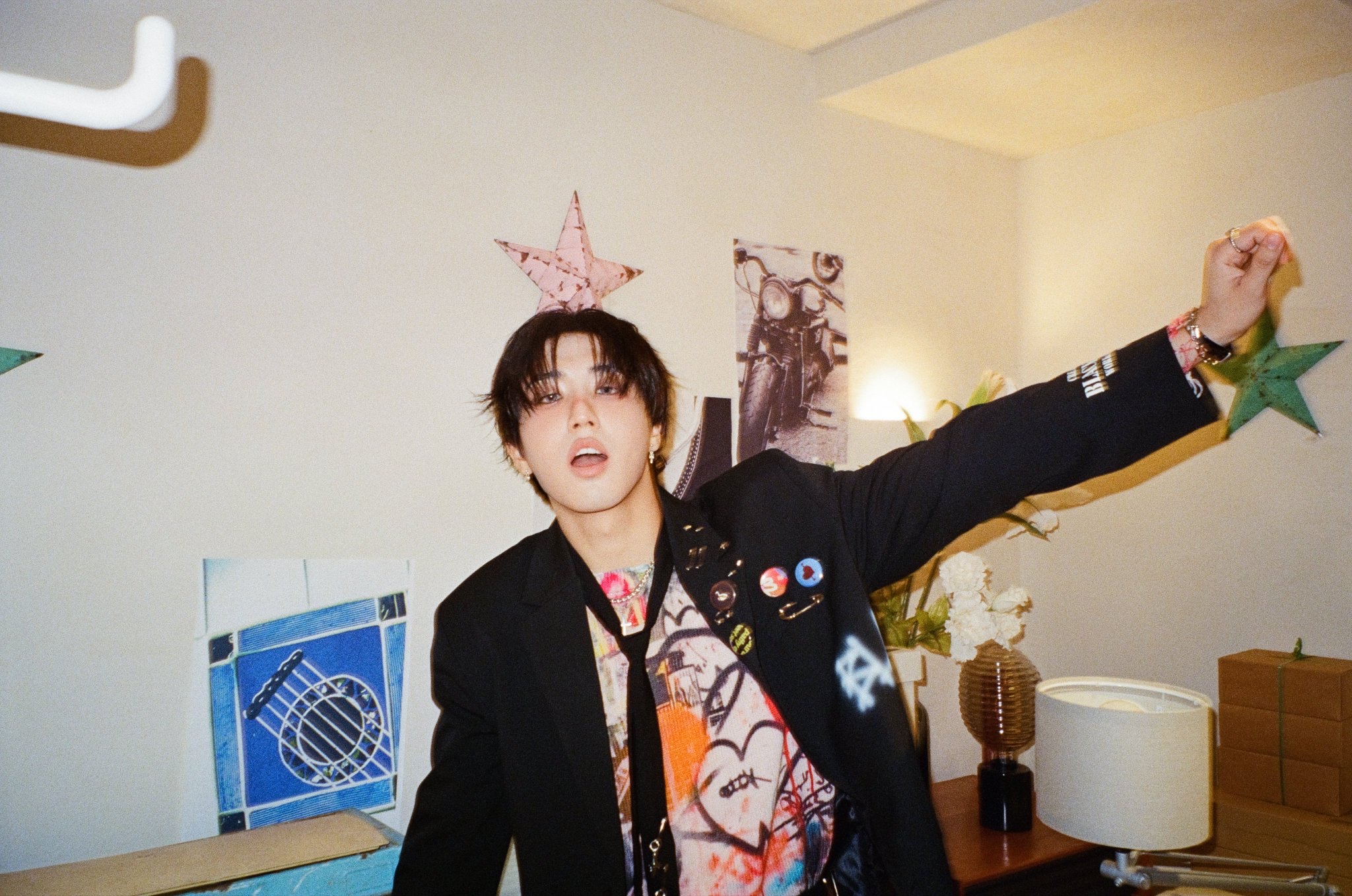 Recent activity shot of HAN (Stray Kids)
