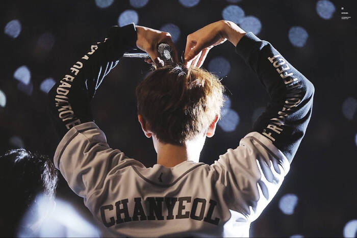 A moment captured by Chanyeol (EXO)'s fan