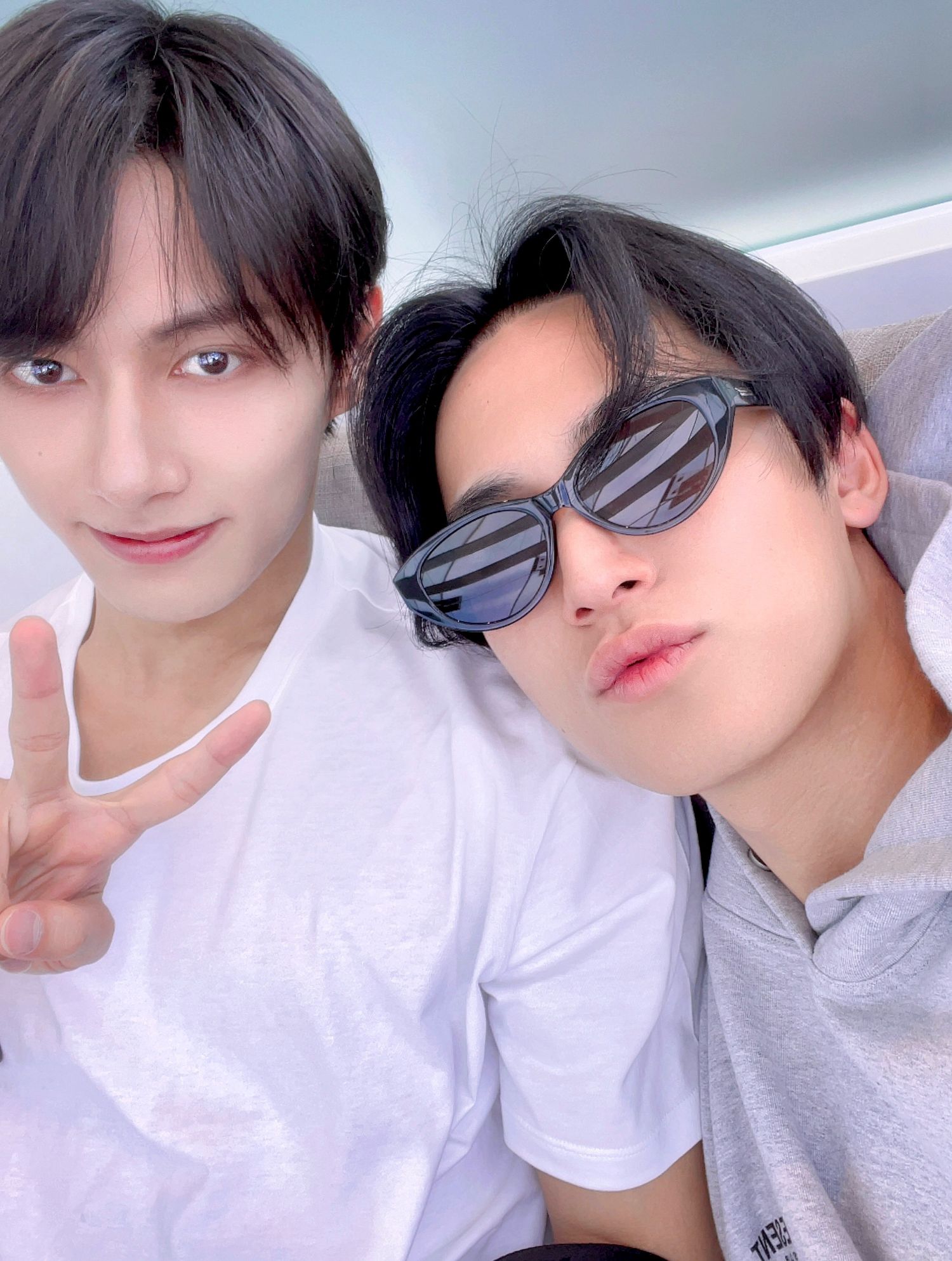 A moment captured by Jun (SEVENTEEN)'s fan