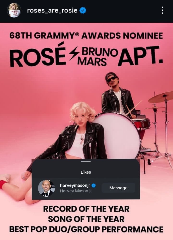 Potret di balik layar ROSÉ (BLACKPINK)