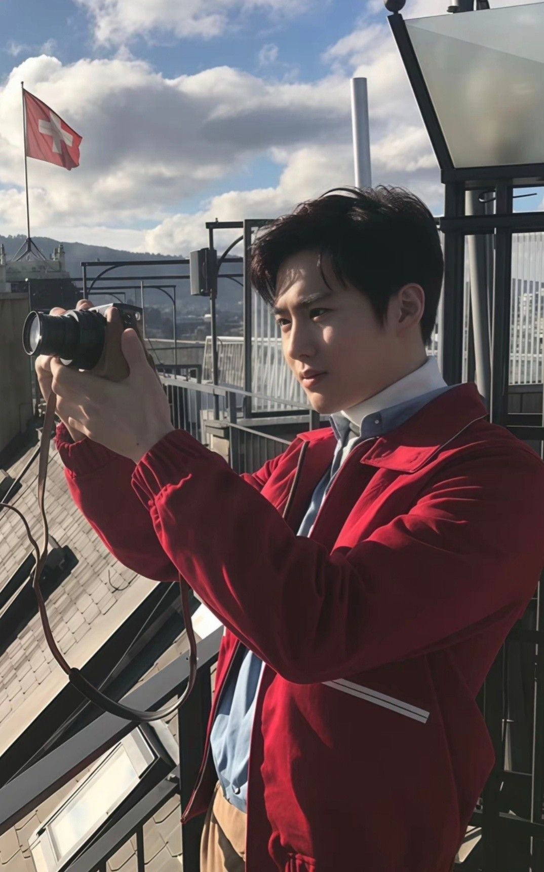 Recent activity shot of Suho (EXO)