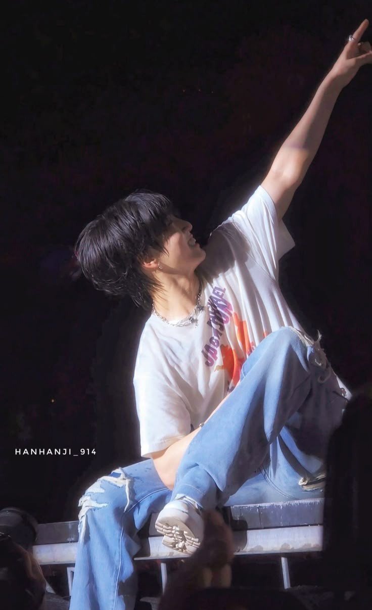 Recent activity shot of HAN (Stray Kids)