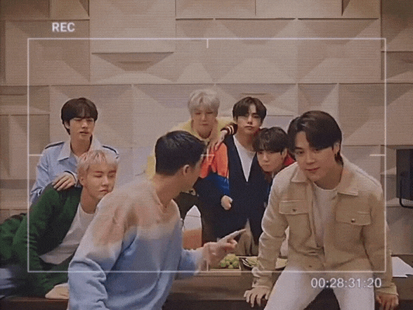 방탄소년단의 비하인드 컷