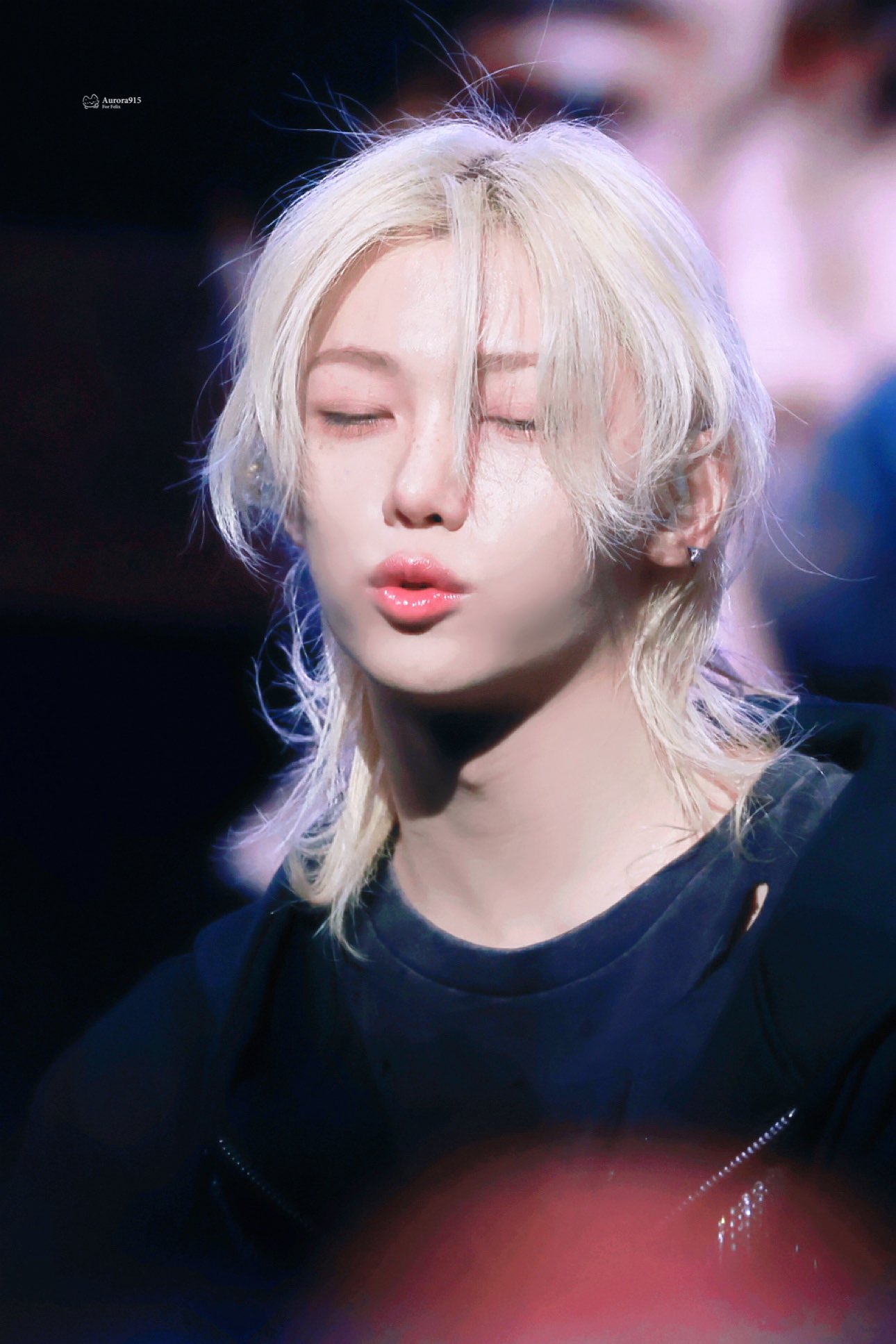 Recent activity shot of Felix (Stray Kids)