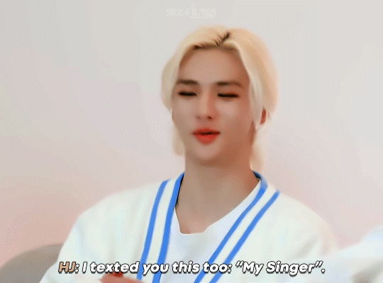 Recent activity shot of Hyunjin (Stray Kids)
