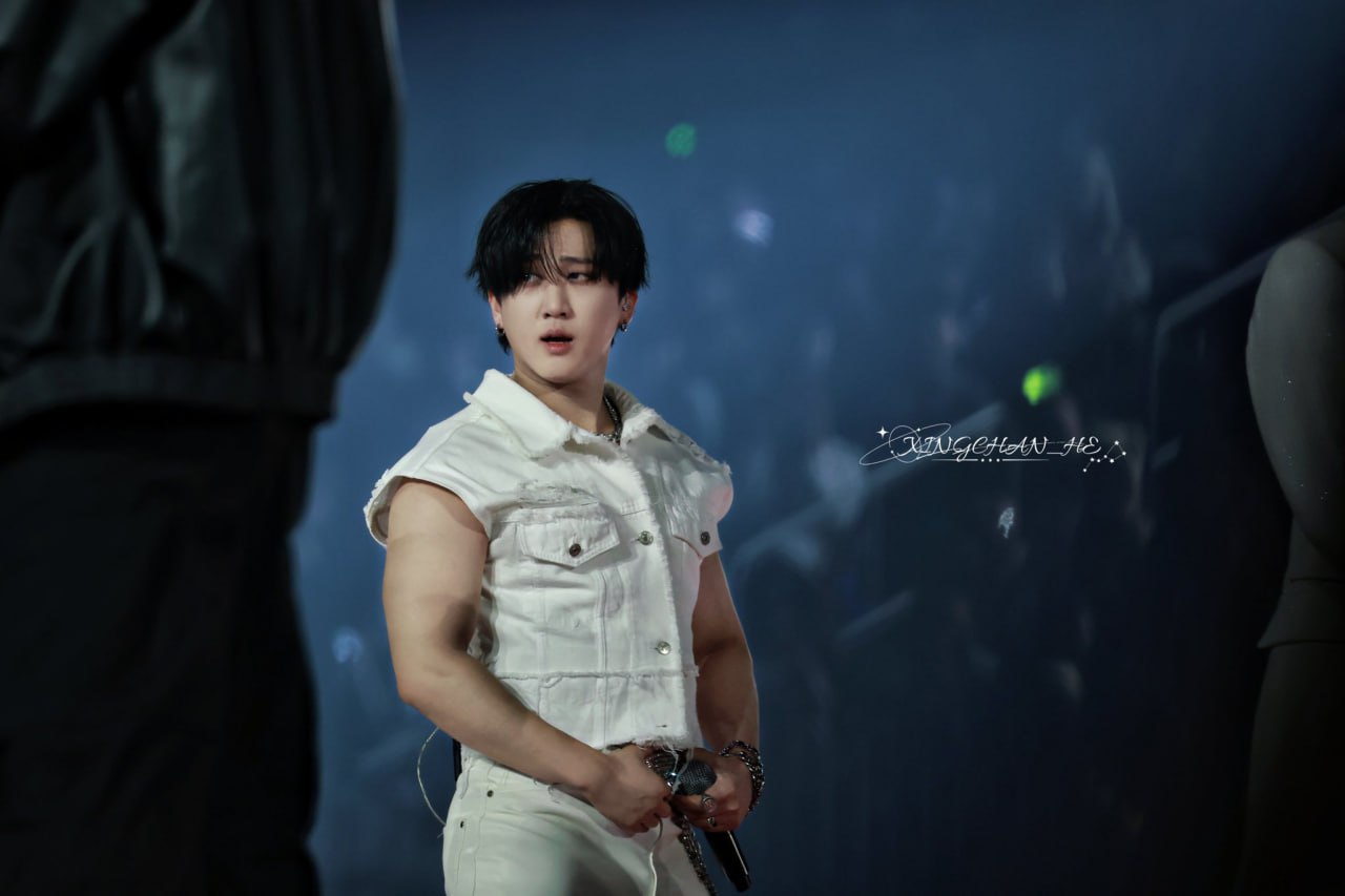 A moment captured by Changbin (Stray Kids)'s fan