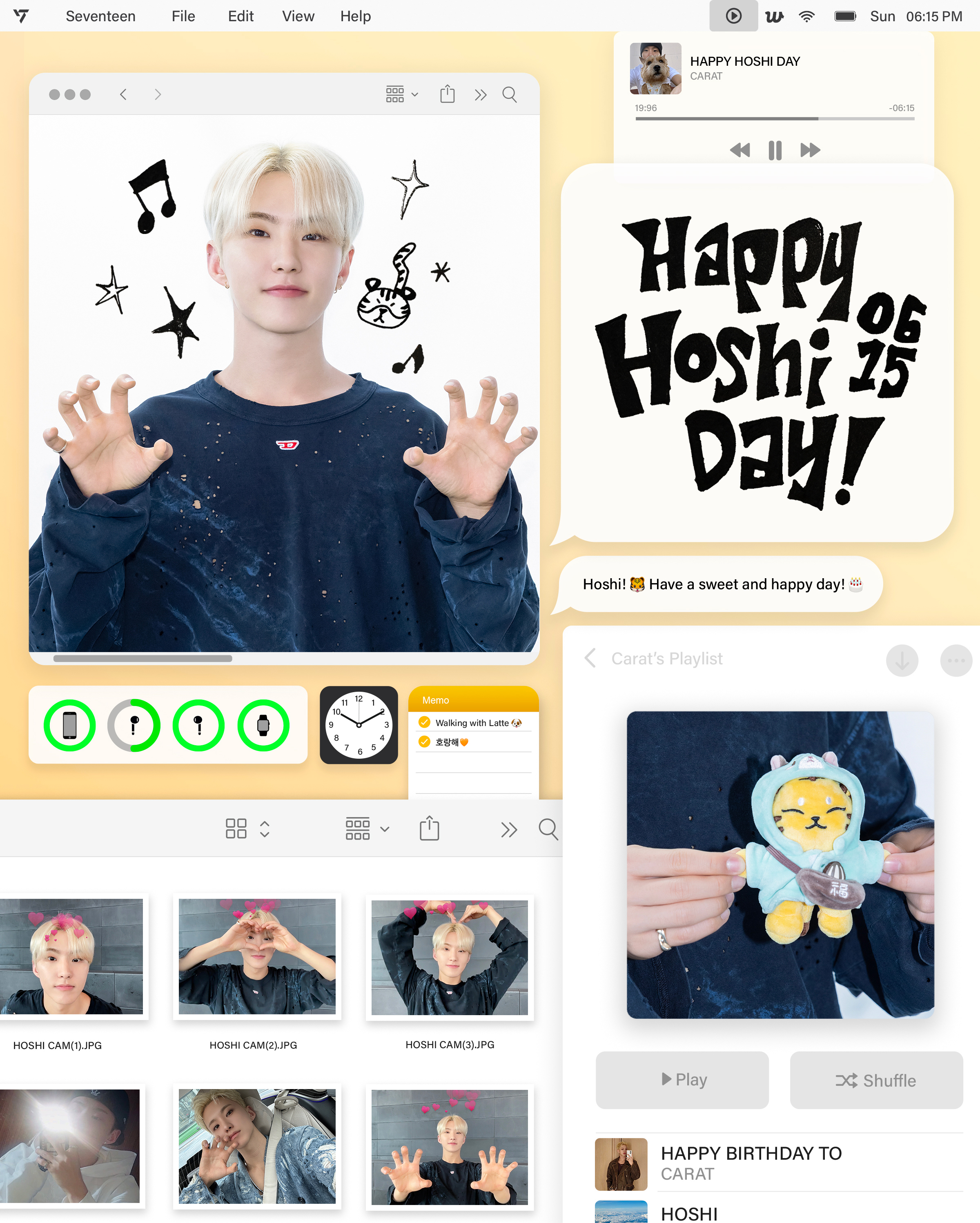 Latest photo of Hoshi (SEVENTEEN)