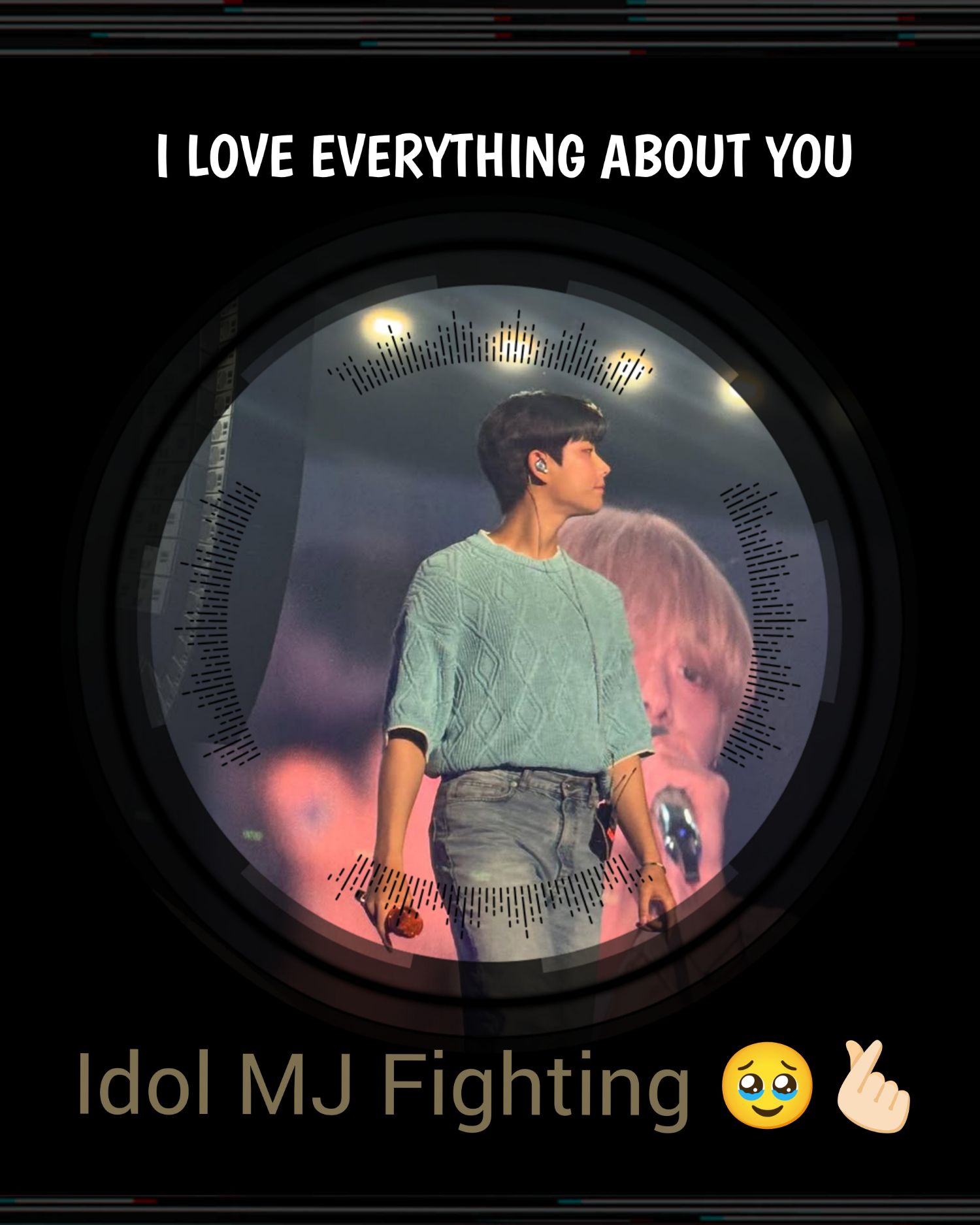 A moment captured by MJ (ASTRO)'s fan