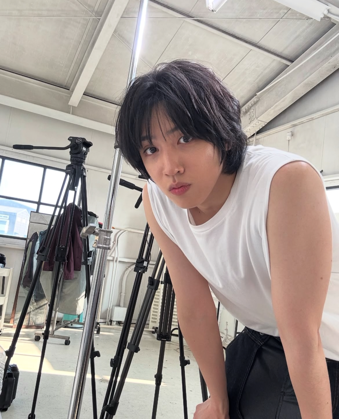 A moment captured by Wooseok (PENTAGON)'s fan