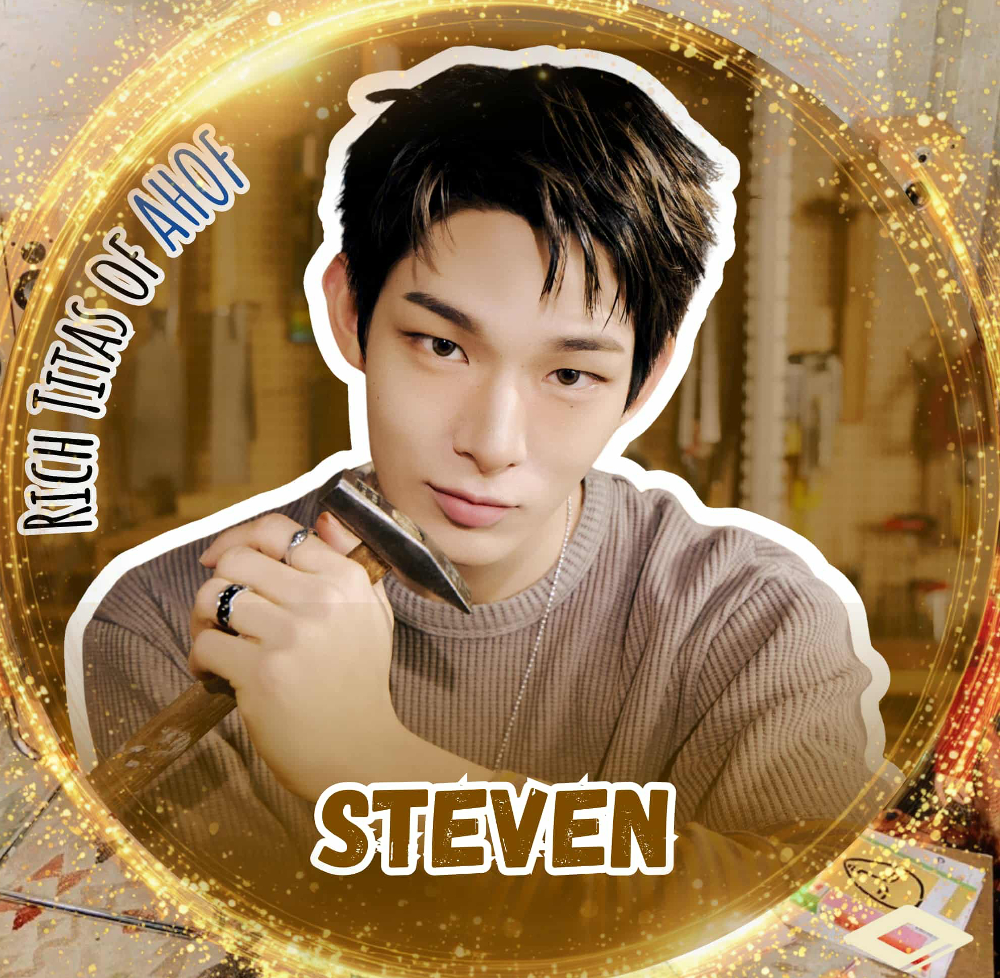 Behind-the-scenes cut of Steven (AHOF)