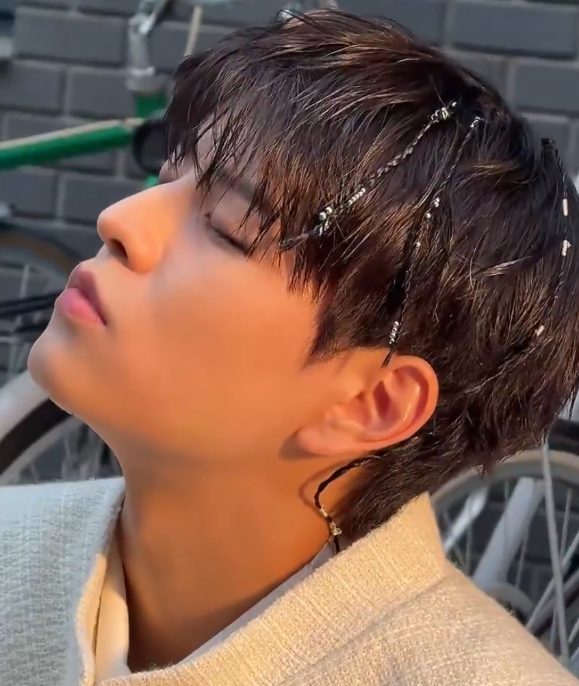 A moment captured by Seungmin (Stray Kids)'s fan