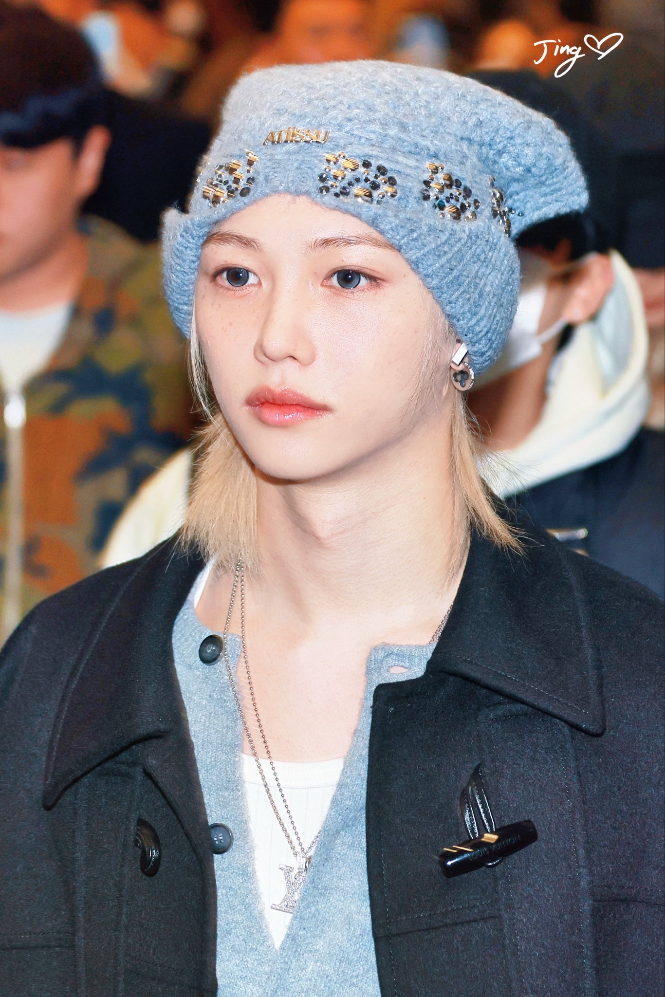 A moment captured by Felix (Stray Kids)'s fan