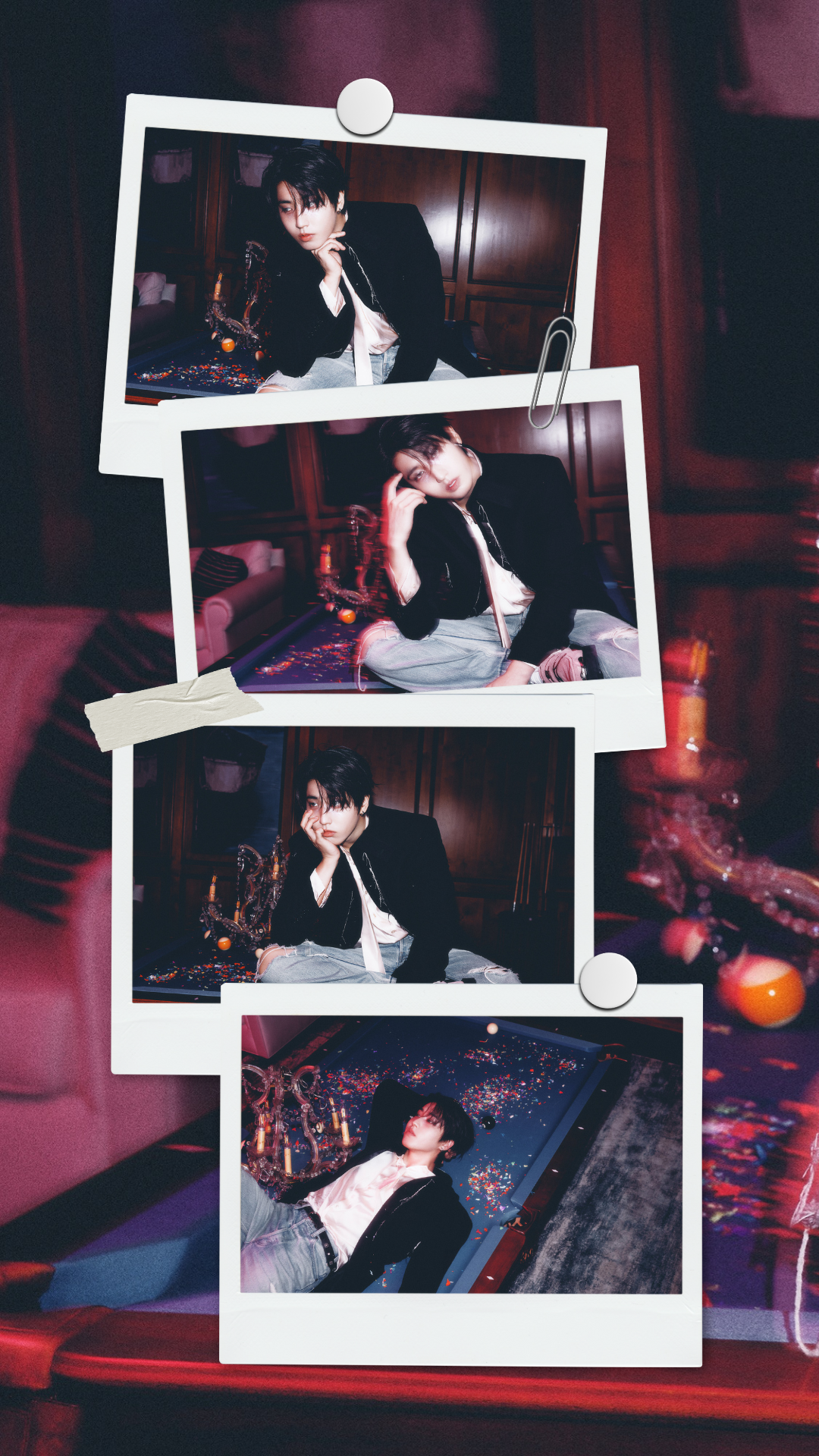 Wallpaper spesial buatan penggemar HAN (Stray Kids)