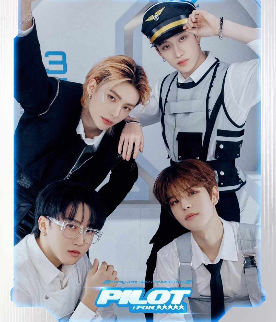 A moment captured by Stray Kids's fan