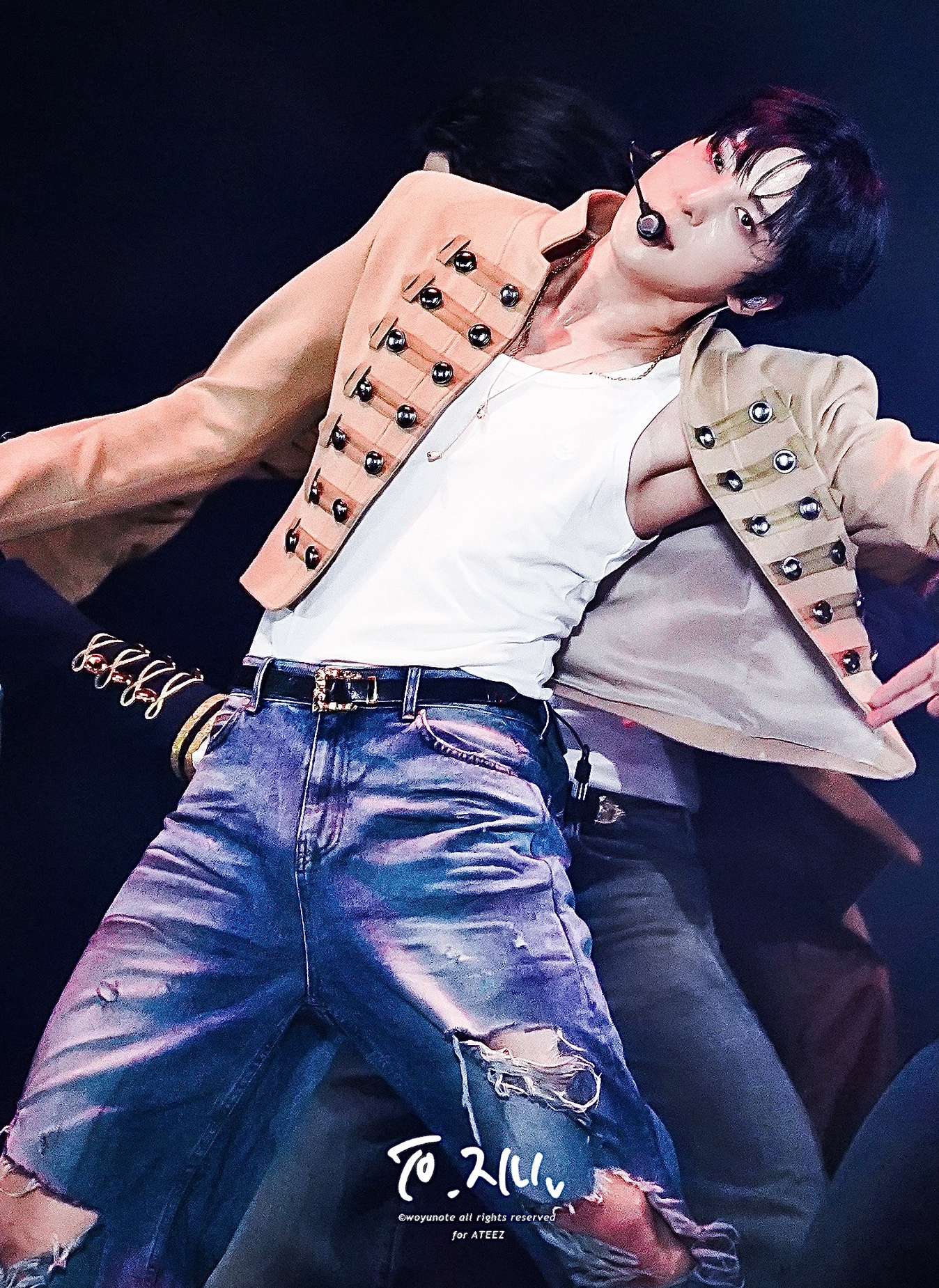 Recent activity shot of Yunho (ATEEZ)