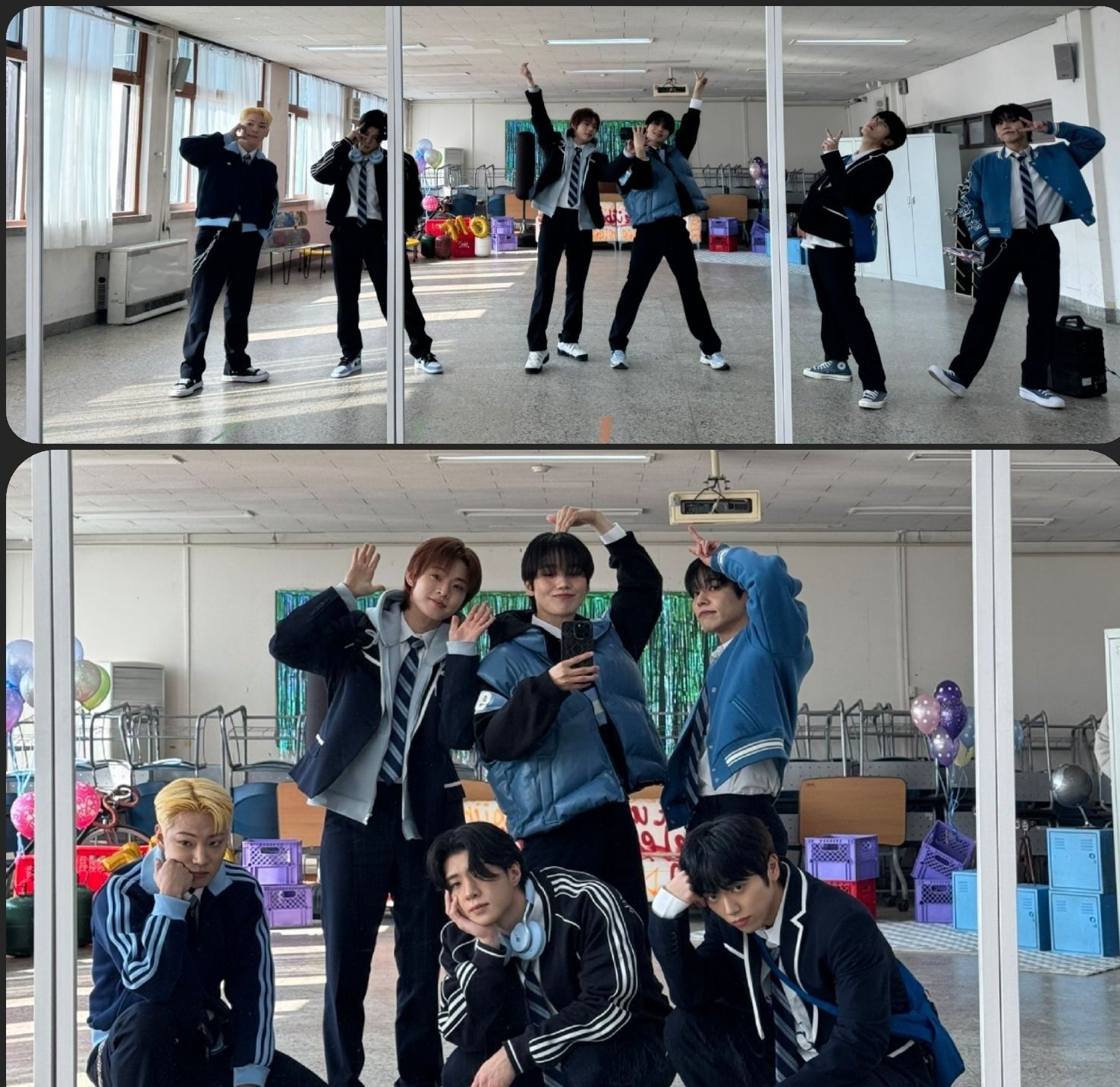 A moment captured by ONF's fan