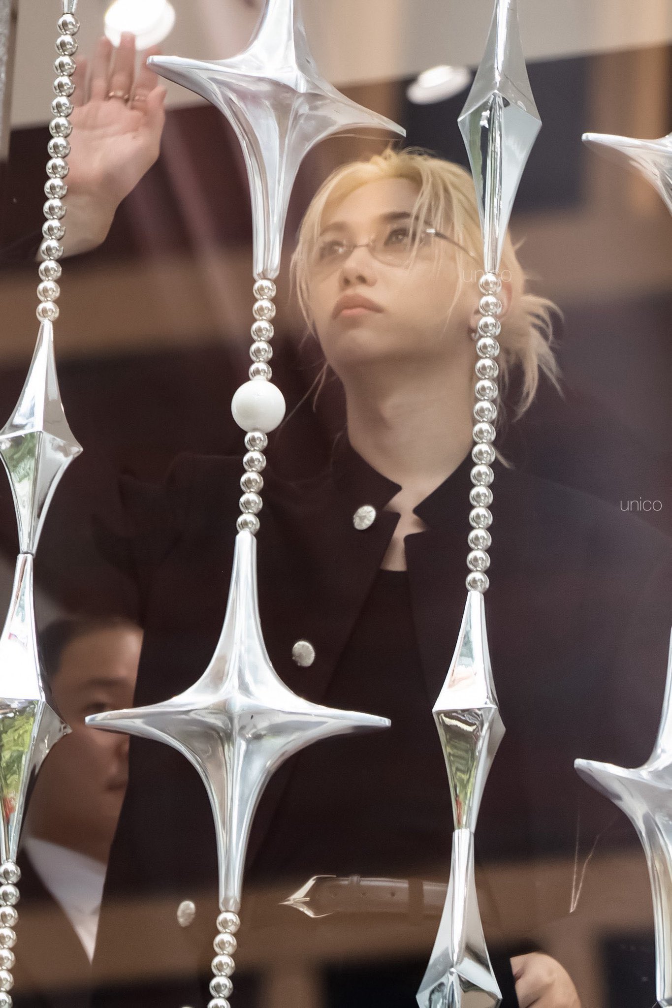 A moment captured by Felix (Stray Kids)'s fan