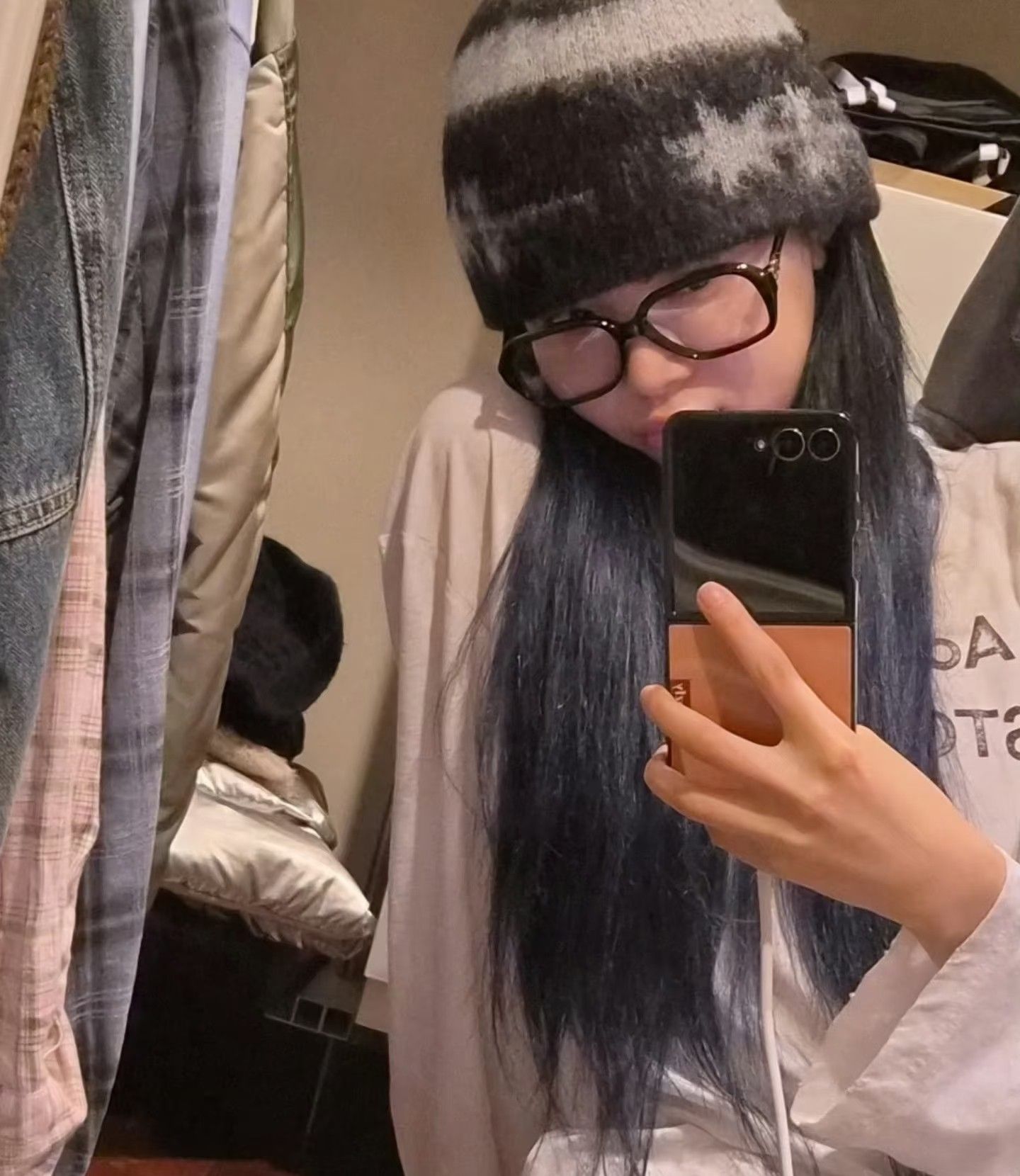 A moment captured by Hong Eunchae (LE SSERAFIM)'s fan