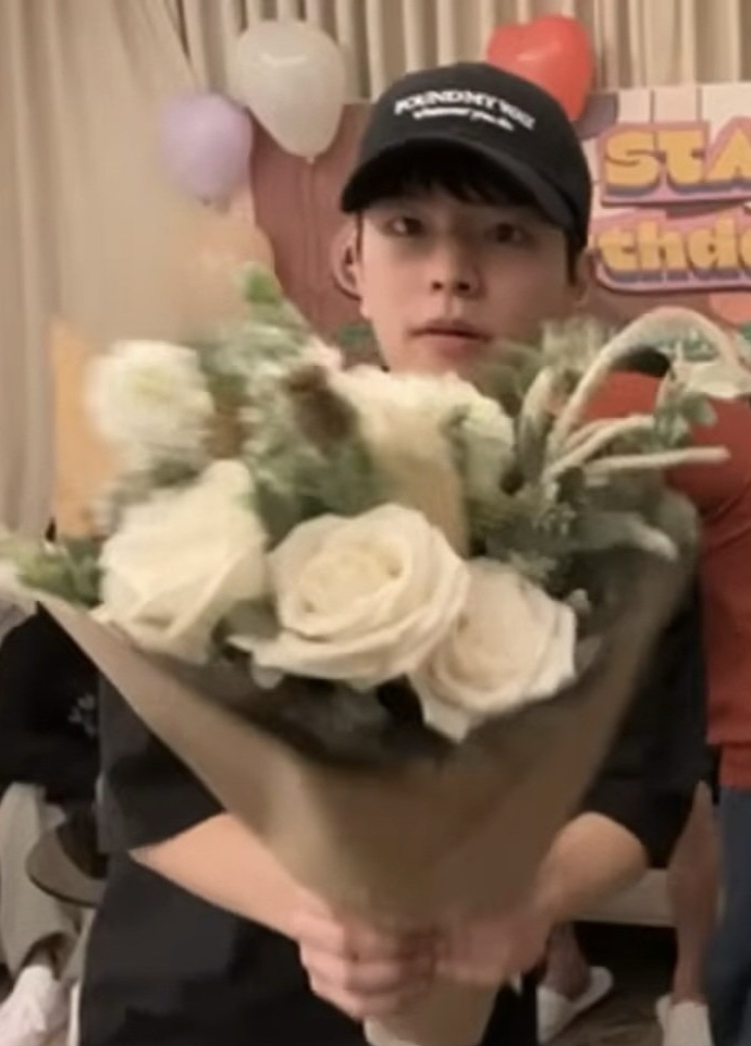 A moment captured by Seungmin (Stray Kids)'s fan