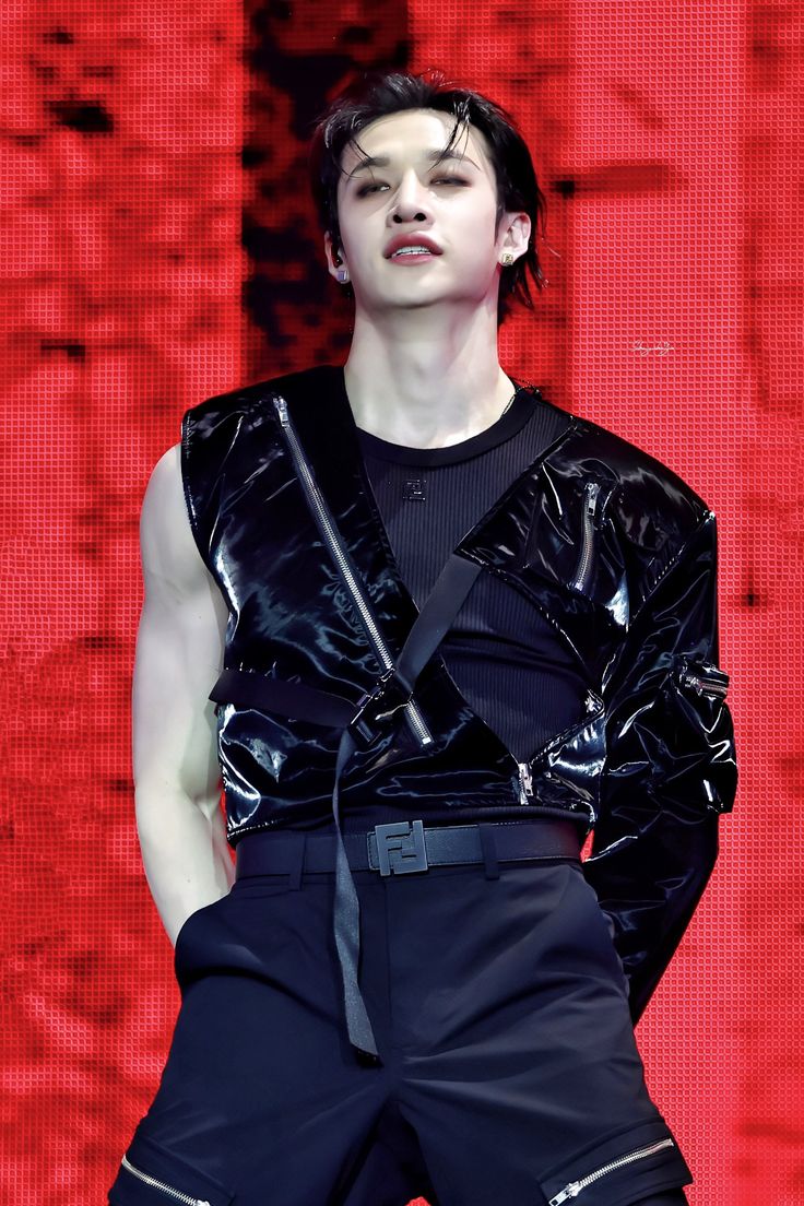 Recent activity shot of Bang Chan (Stray Kids)