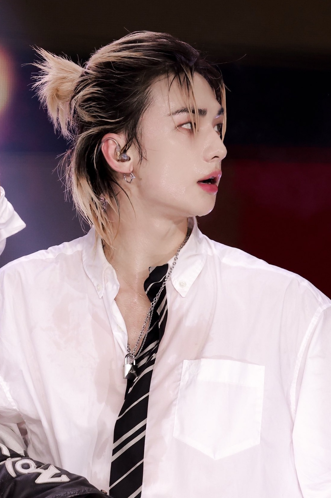 A moment captured by Hyunjin (Stray Kids)'s fan