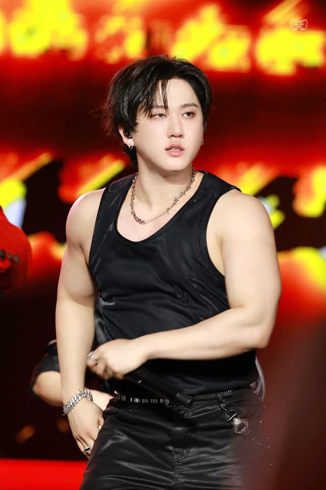 Recent activity shot of Changbin (Stray Kids)