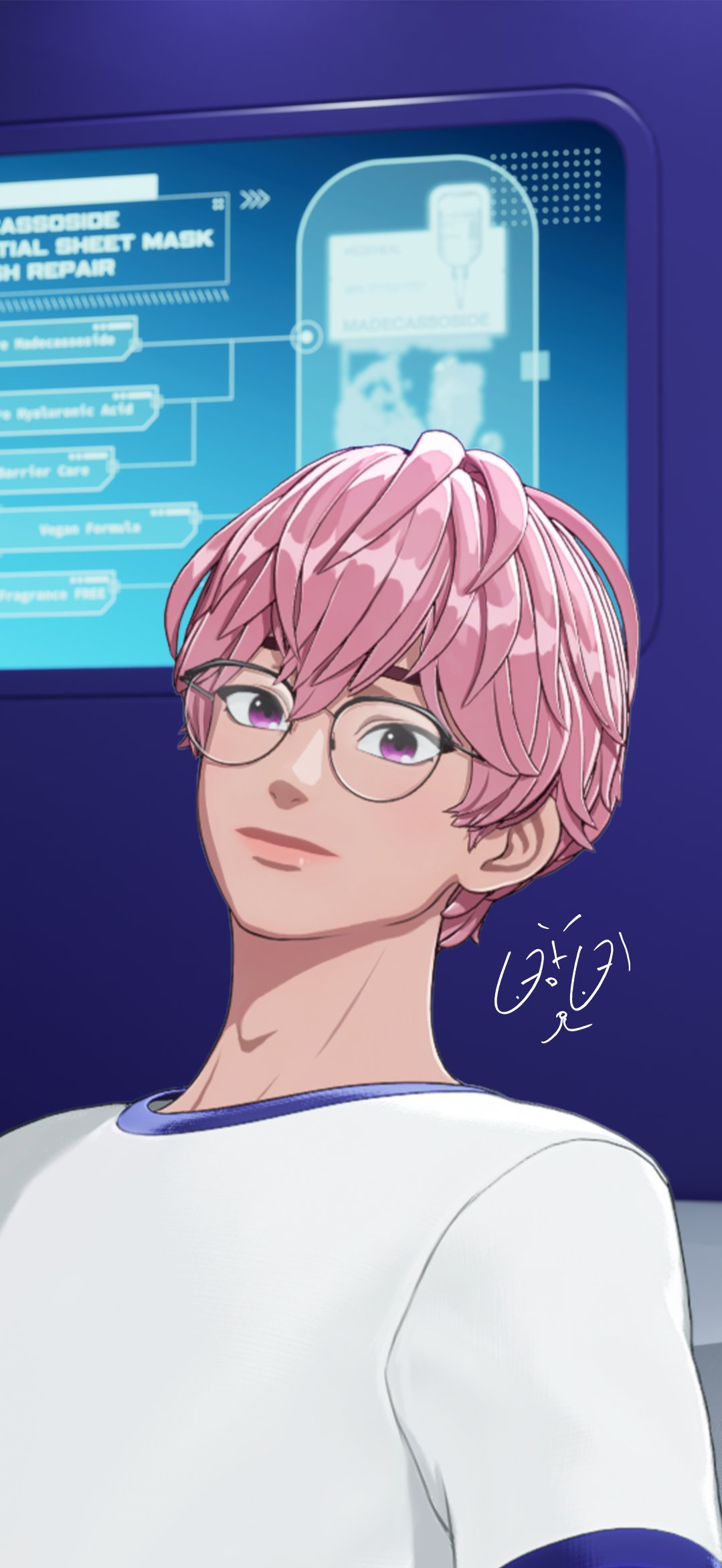 Fan-made special wallpaper for Bamby (PLAVE)