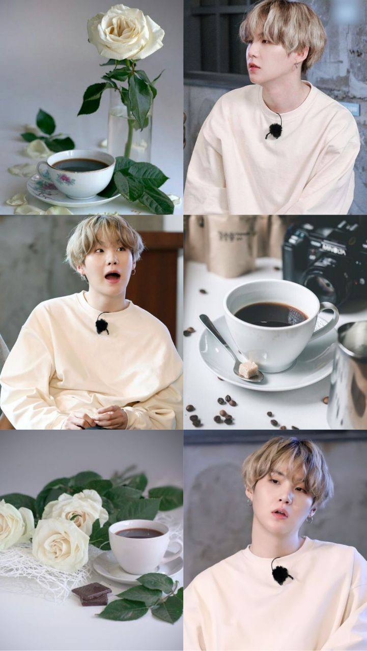 Fan-made special wallpaper for SUGA (BTS)