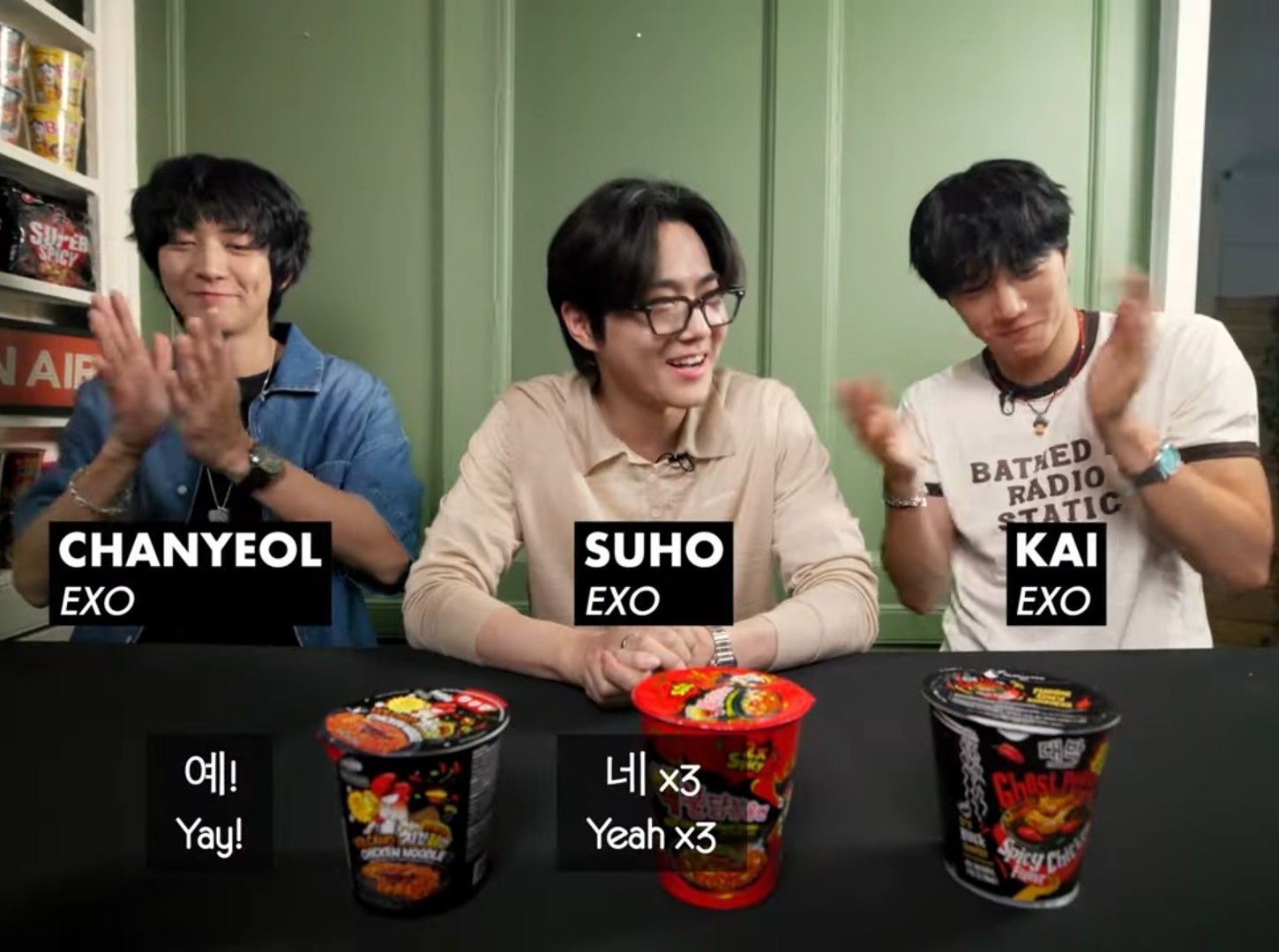 Recent activity shot of EXO