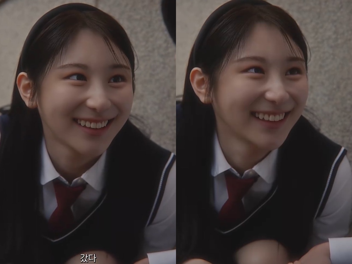 Behind-the-scenes cut of Lee Chaeyeon