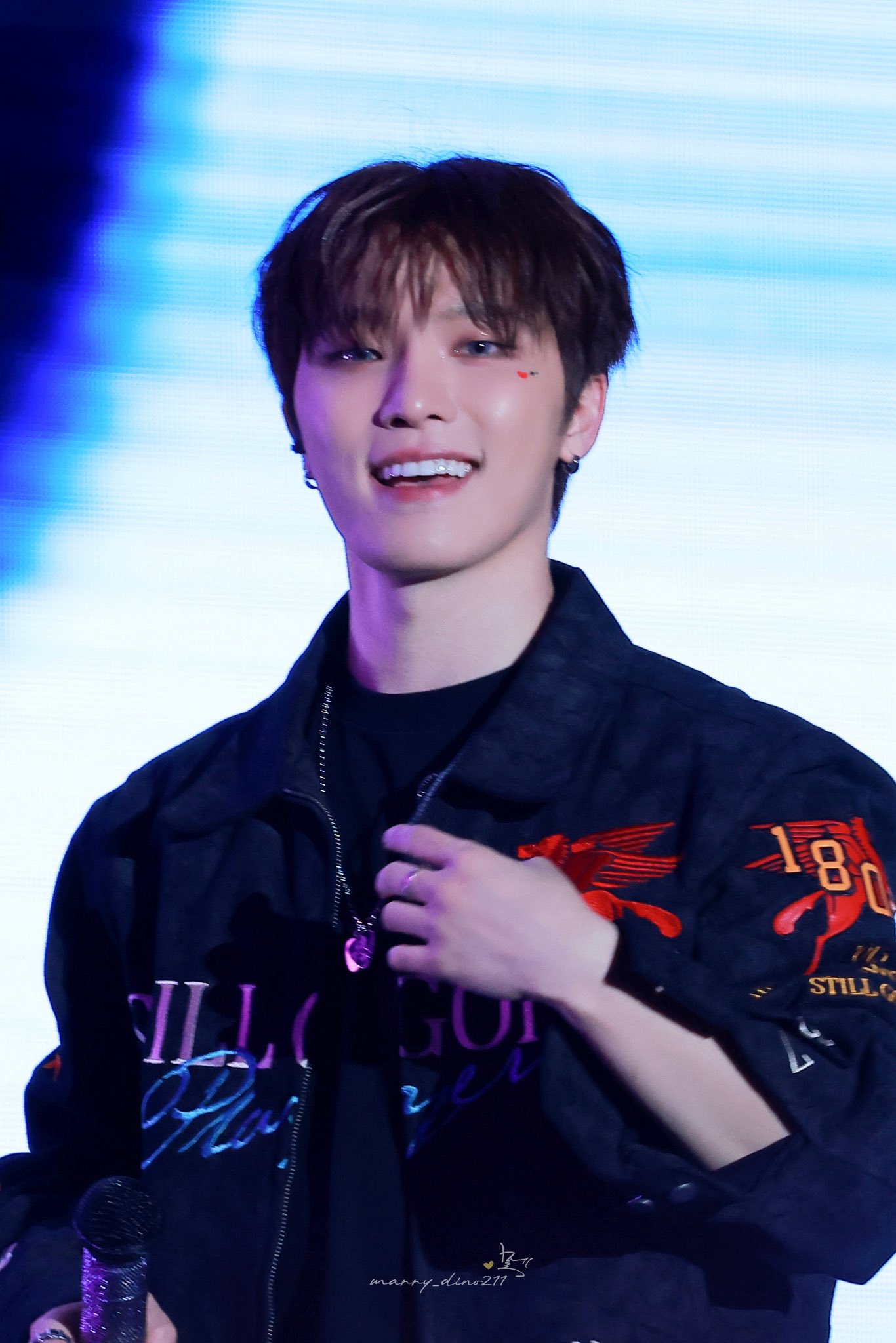 Recent activity shot of Dino (SEVENTEEN)