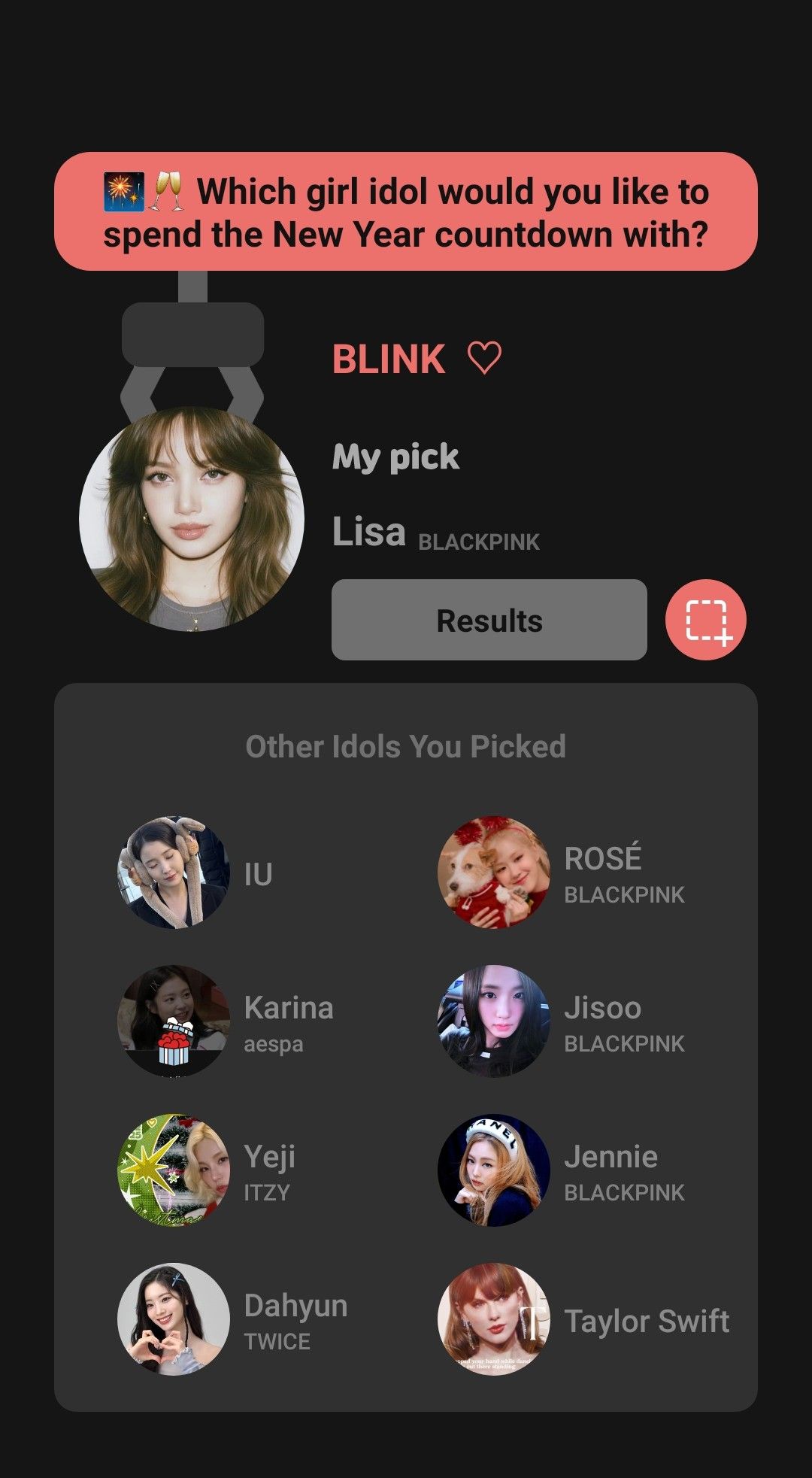 A moment captured by BLACKPINK's fan