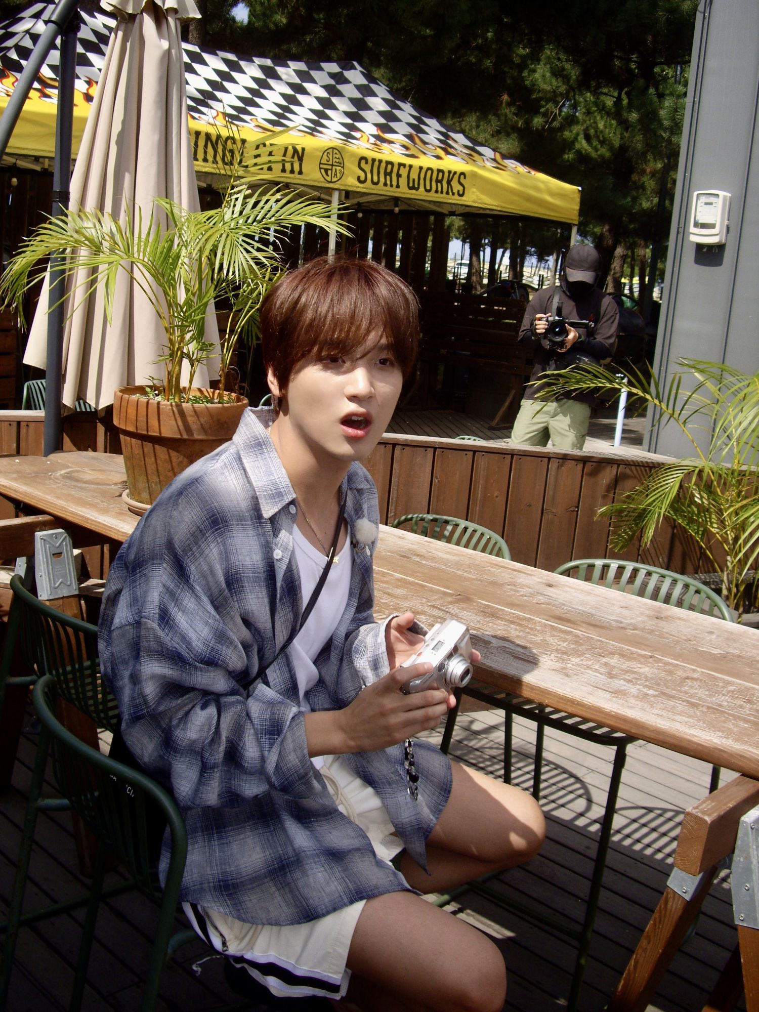 Behind-the-scenes cut of Haechan (NCT 127, NCT DREAM)
