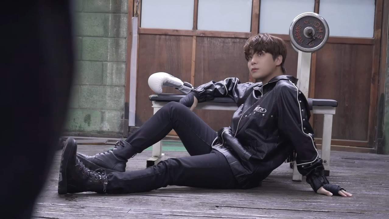 Recent activity shot of Jongho (ATEEZ)