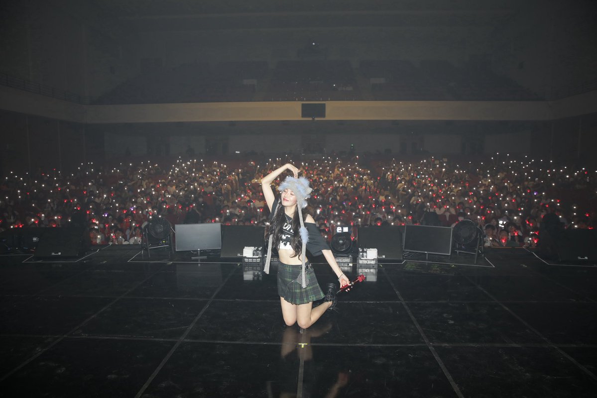 A moment captured by Kwon Eunbi's fan
