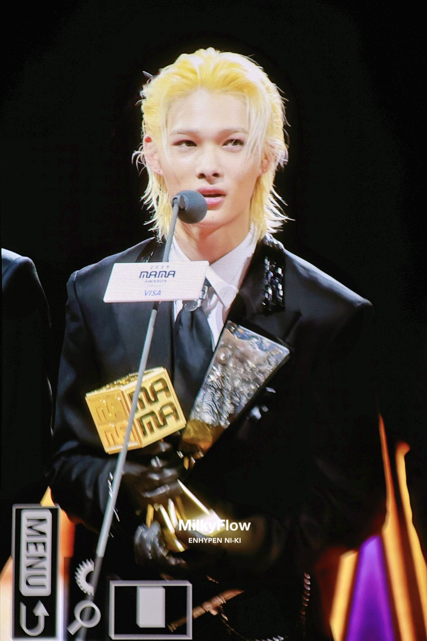 A moment captured by NI-KI (ENHYPEN)'s fan