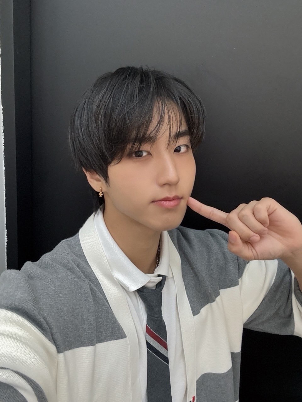 A moment captured by HAN (Stray Kids)'s fan