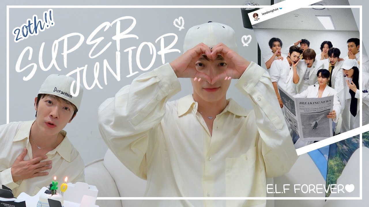 Recent activity shot of Super Junior