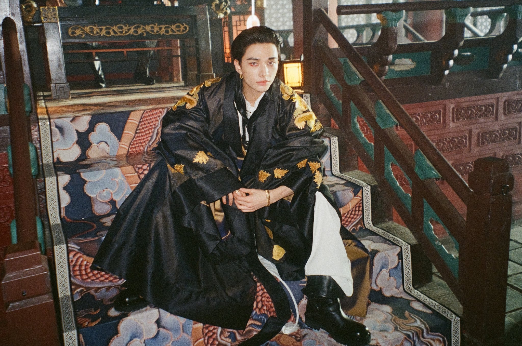 A moment captured by Hyunjin (Stray Kids)'s fan