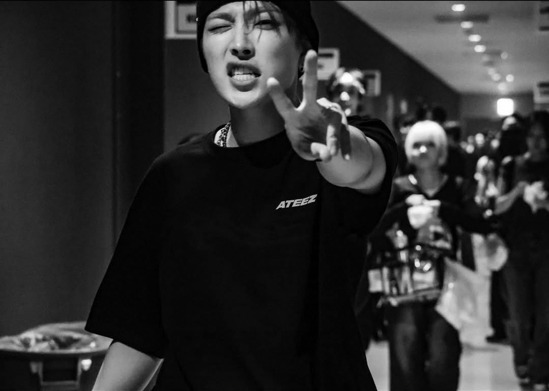 Behind-the-scenes cut of Hongjoong (ATEEZ)