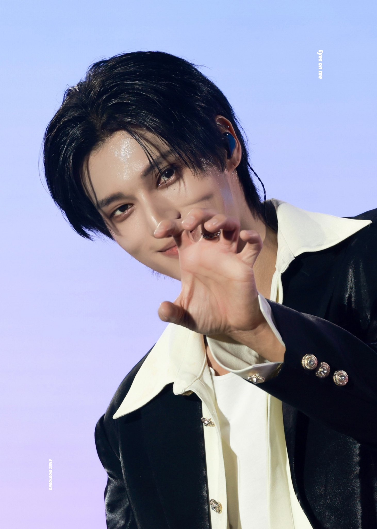 Recent activity shot of Wooyoung (ATEEZ)