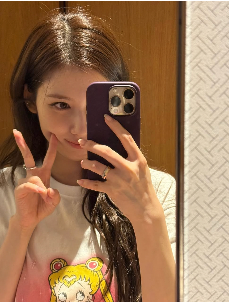 Recent activity shot of Sana (TWICE)