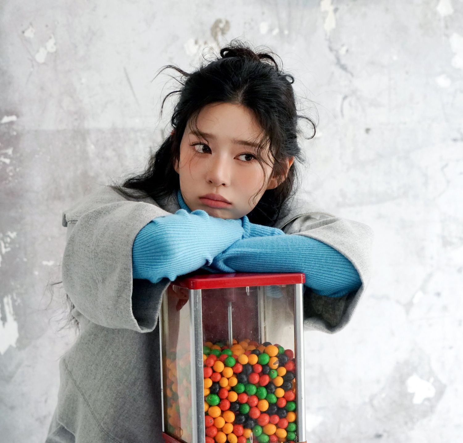 A moment captured by Kim Minju's fan