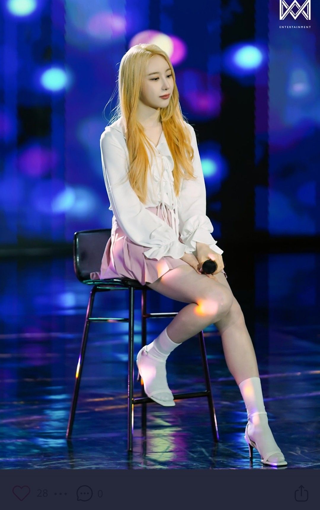 李彩演粉丝拍下的瞬间
